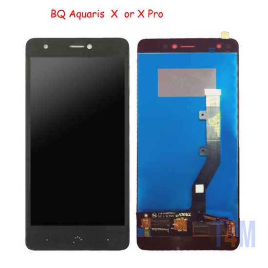 TOUCH+LCD BQ AQUARIS X / X PRO PRETO